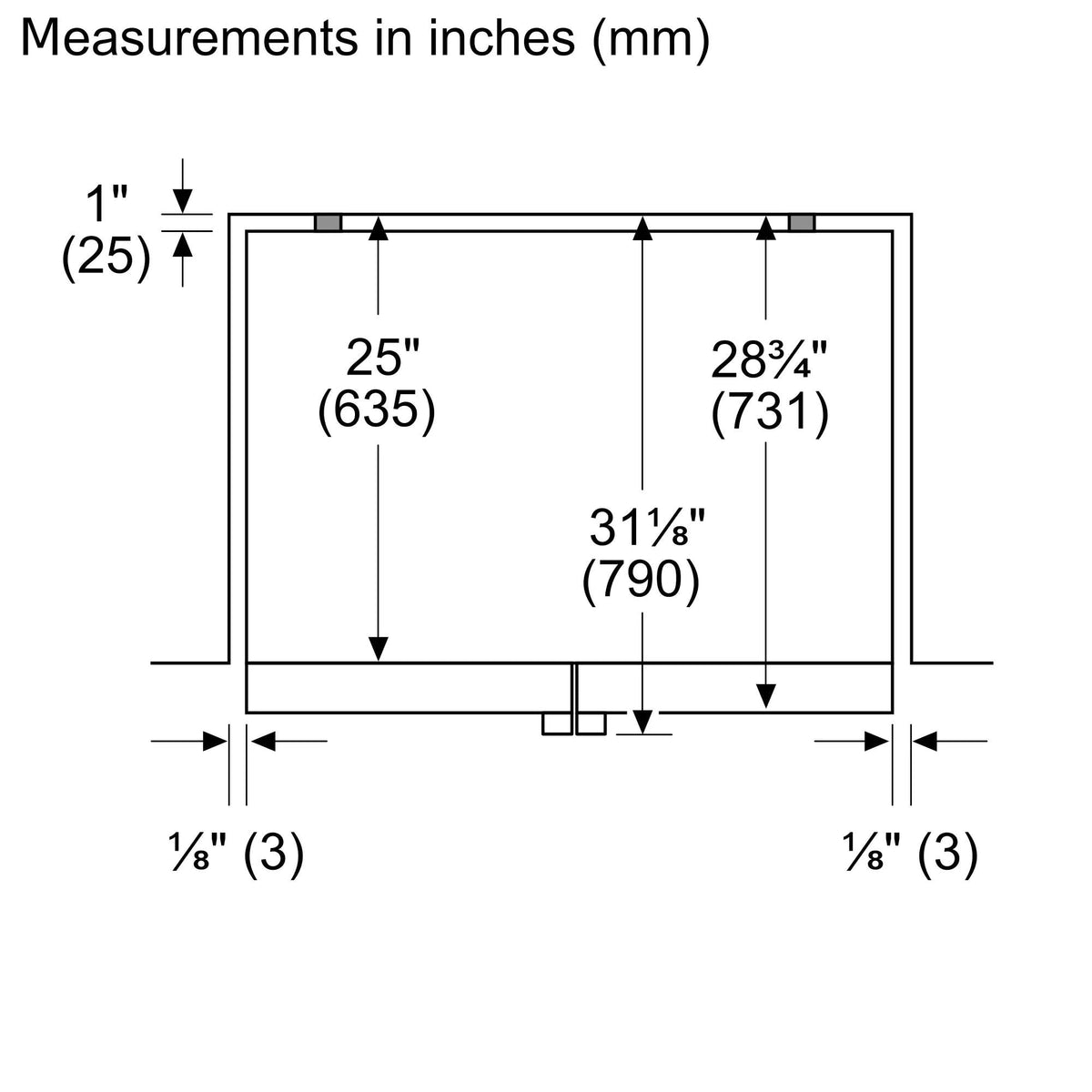 500 Series French Door Bottom Mount Refrigerator 36