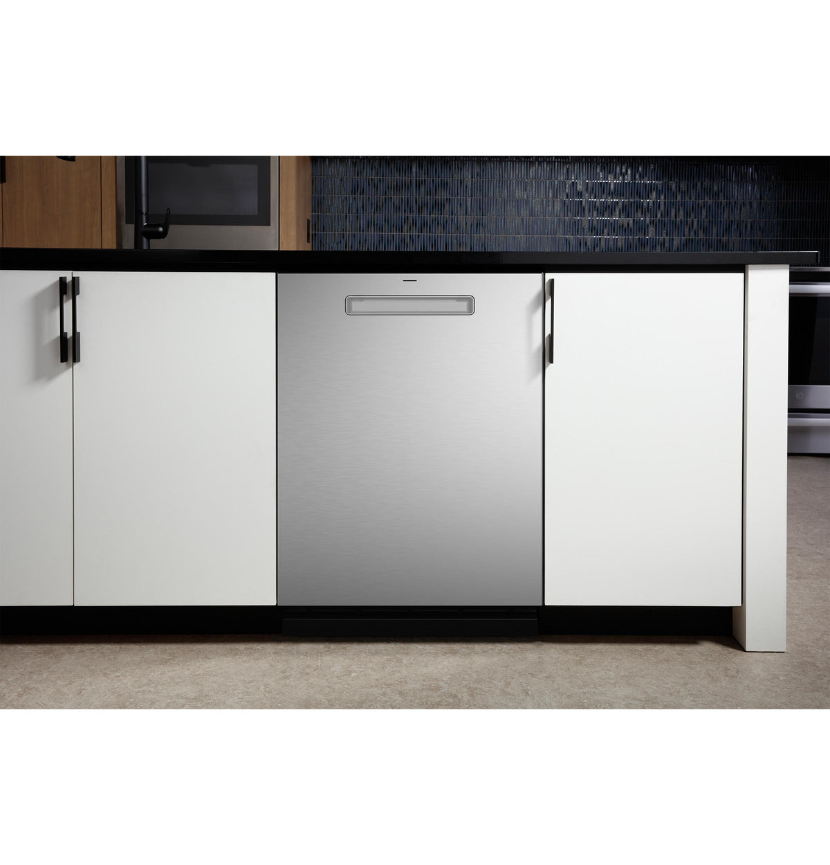 GE Profile™ ENERGY STAR® Fingerprint Resistant Top Control Stainless Interior Dishwasher with Microban™ Antimicrobial Technology