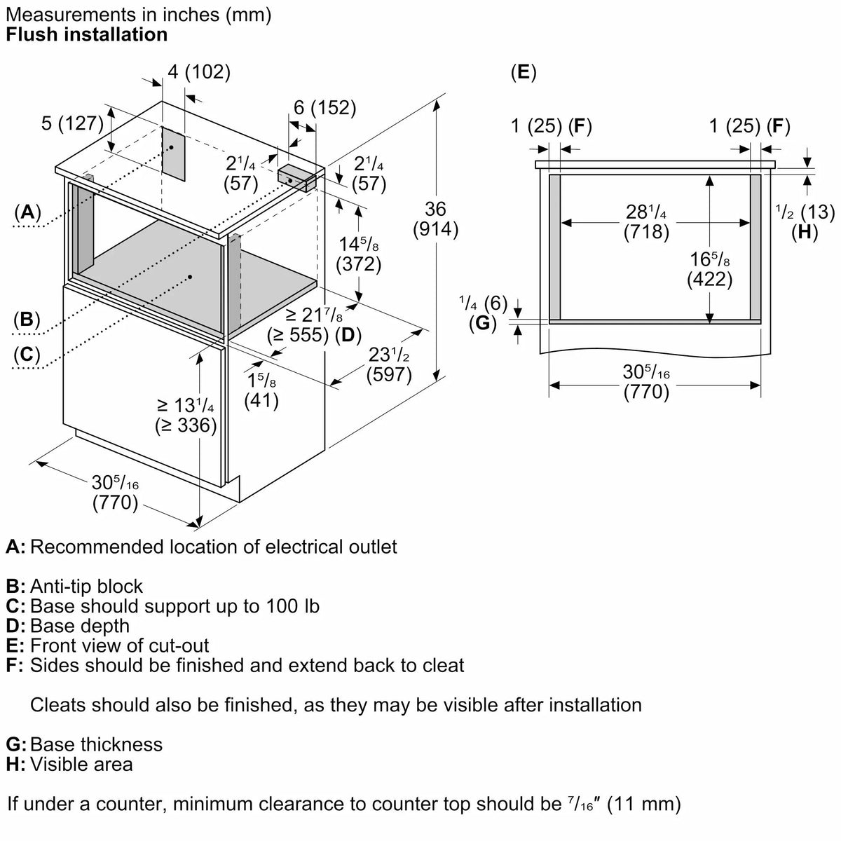 800 Series Drawer Microwave 30