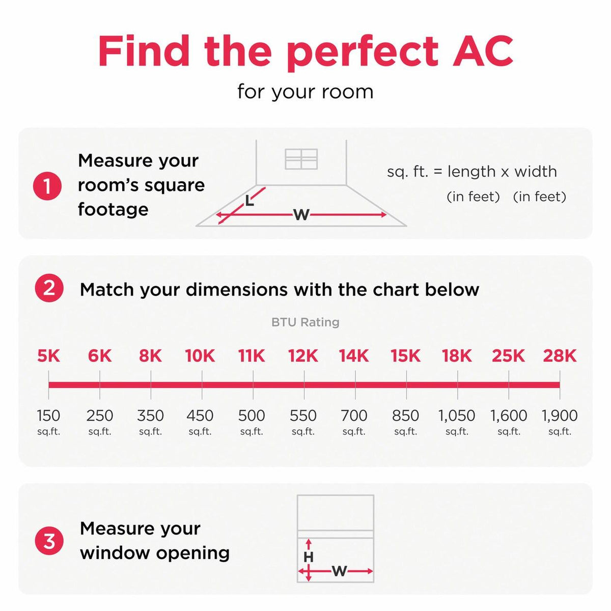 10,000 BTU Slider Casement Window Room Air Conditioner