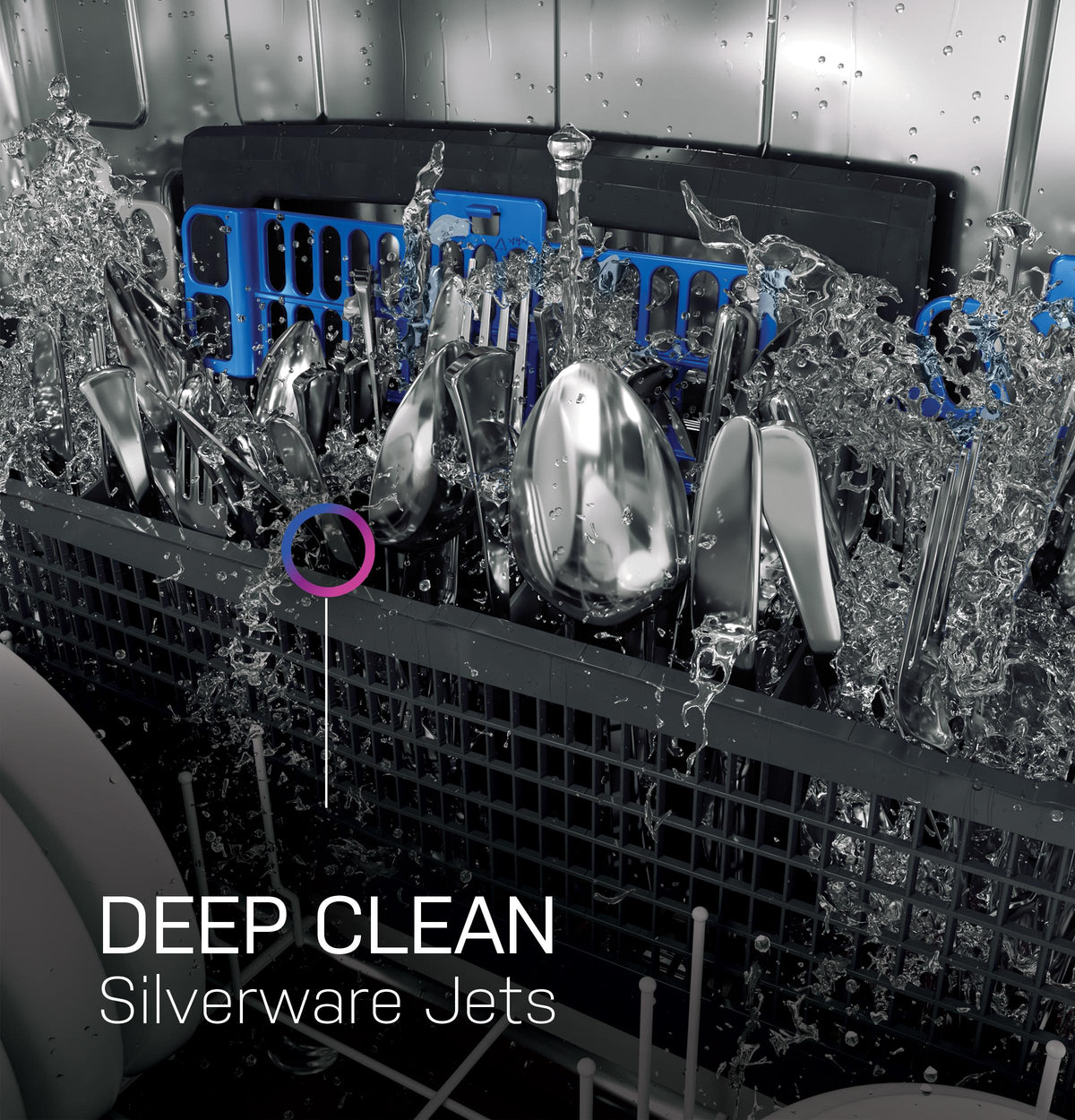 GE Profile™ ENERGY STAR® Fingerprint Resistant Top Control Stainless Interior Dishwasher with Microban™ Antimicrobial Technology