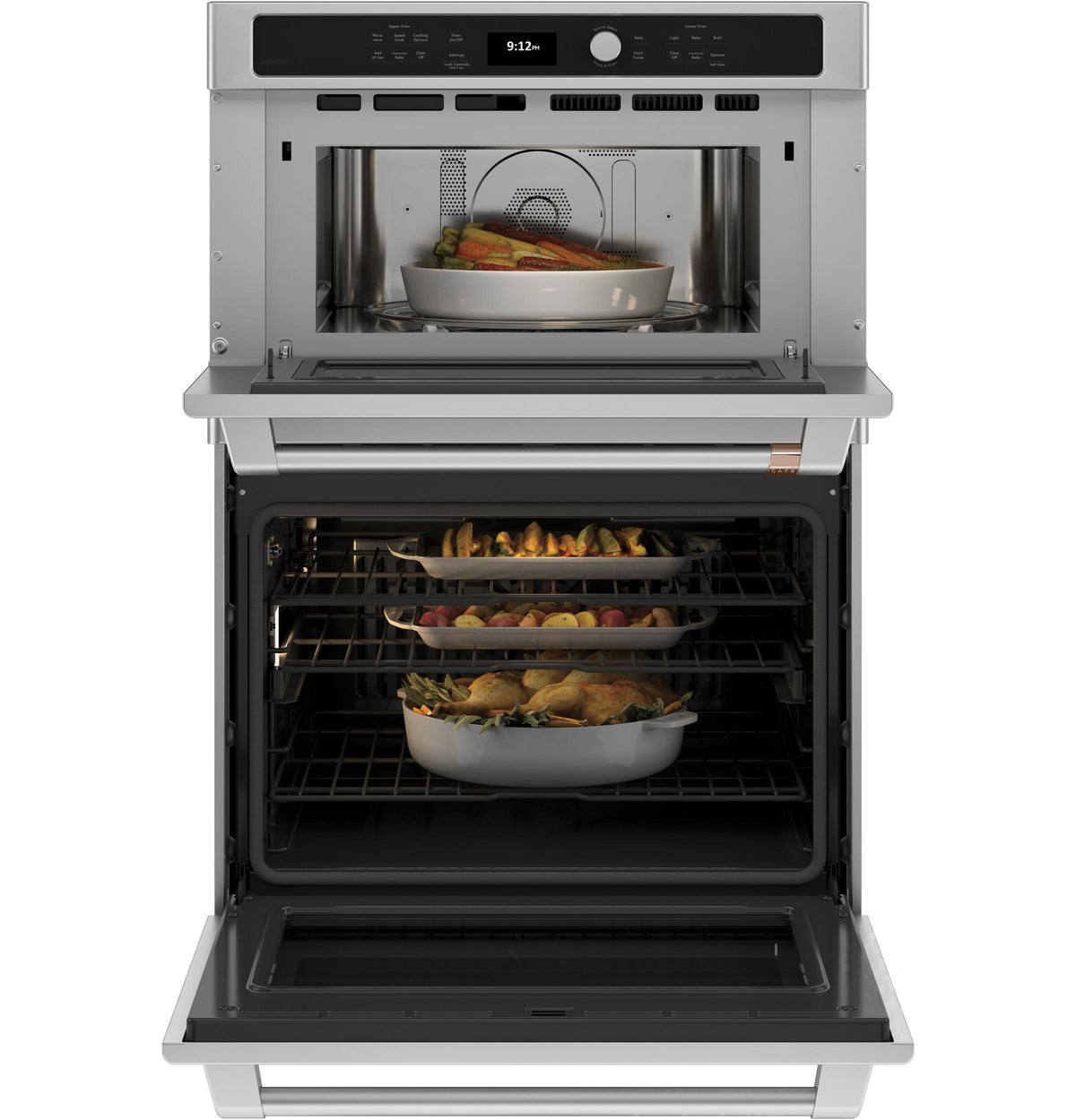 Café™ 30 in. Combination Double Wall Oven with Convection and Advantium® Technology