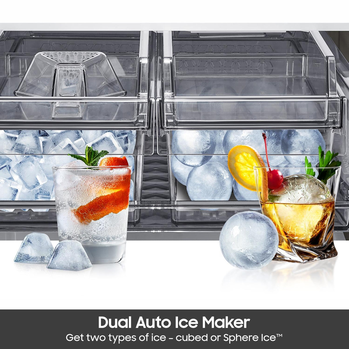 Bespoke 29 cu. ft. 4-Door French Door Refrigerator with Dual Auto Ice Maker