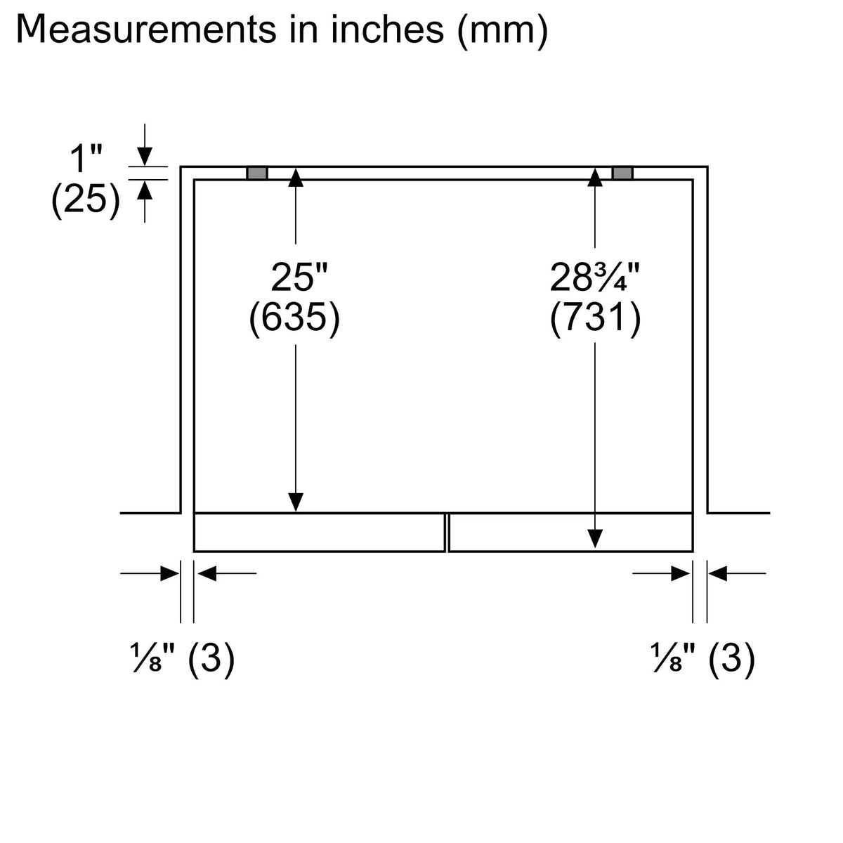 800 Series French Door Bottom Mount Refrigerator 36