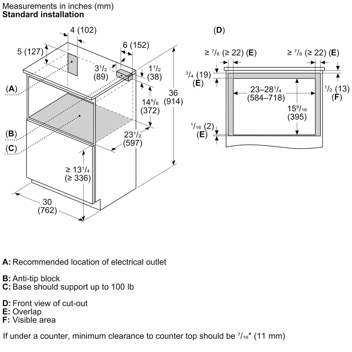 800 Series Drawer Microwave 30