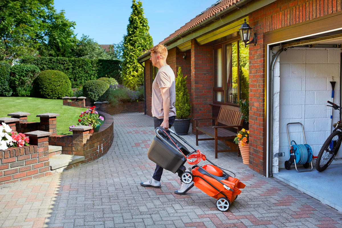 1600W Electric Lawn Mower with Rear Roller & 45L Grass Collection Box