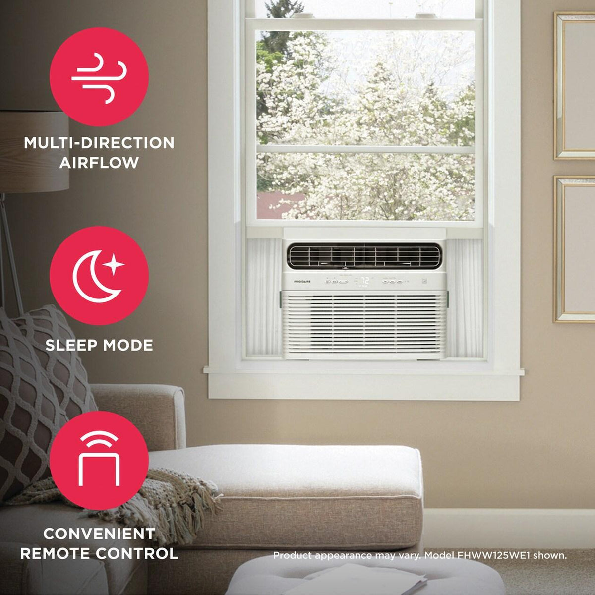 12,000 BTU Inverter Window Room Air Conditioner with Wi-Fi (Energy Star)
