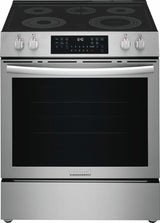 30" Front Control Electric Range with Total Convection