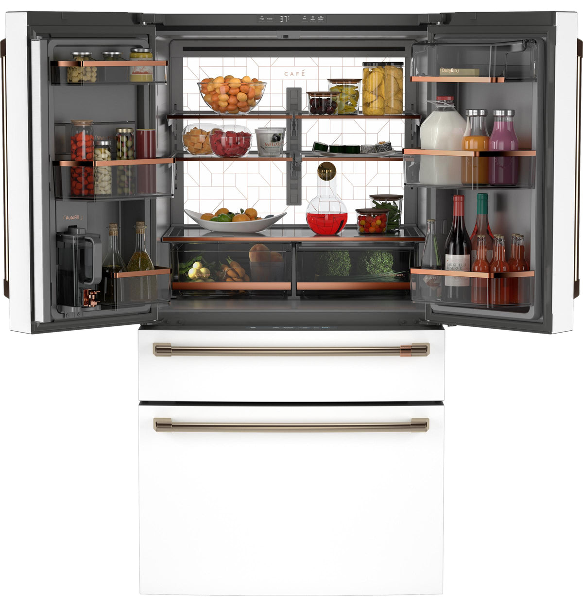 Café™ ENERGY STAR® 28.7 Cu. Ft. Smart 4-Door French-Door Refrigerator With Dual-Dispense AutoFill Pitcher